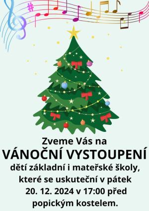 Vánoční vystoupení 1